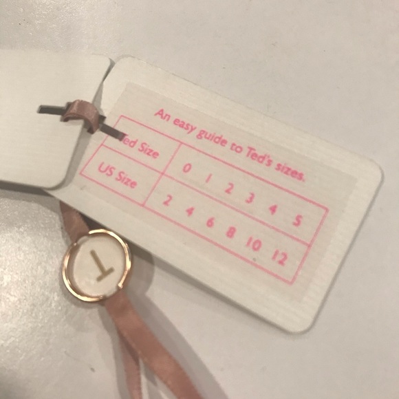 NWT Ted Baker Navy Blue Halter Deep V One Piece - Picture 9 of 9